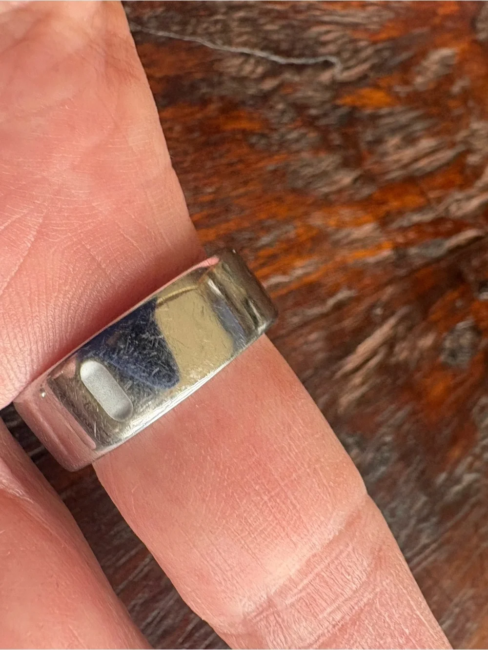 Oura Ring Packaging with Silver Accents - Oura